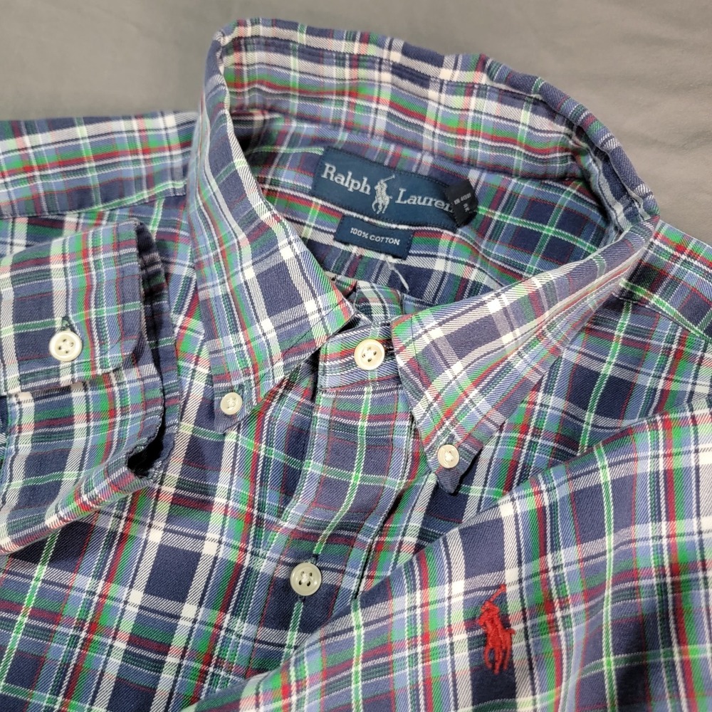 Polo Ralph Lauren Shirt Men's XLT Multicolor Big & Tall Long Sleeve Button Down